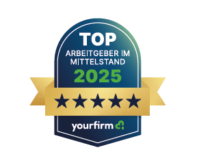 Siegel Top-Arbeitgeber im Mittelstand 2025 Yourfirm