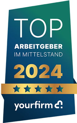 Siegel Top-Arbeitgeber im Mittelstand 2024 Yourfirm